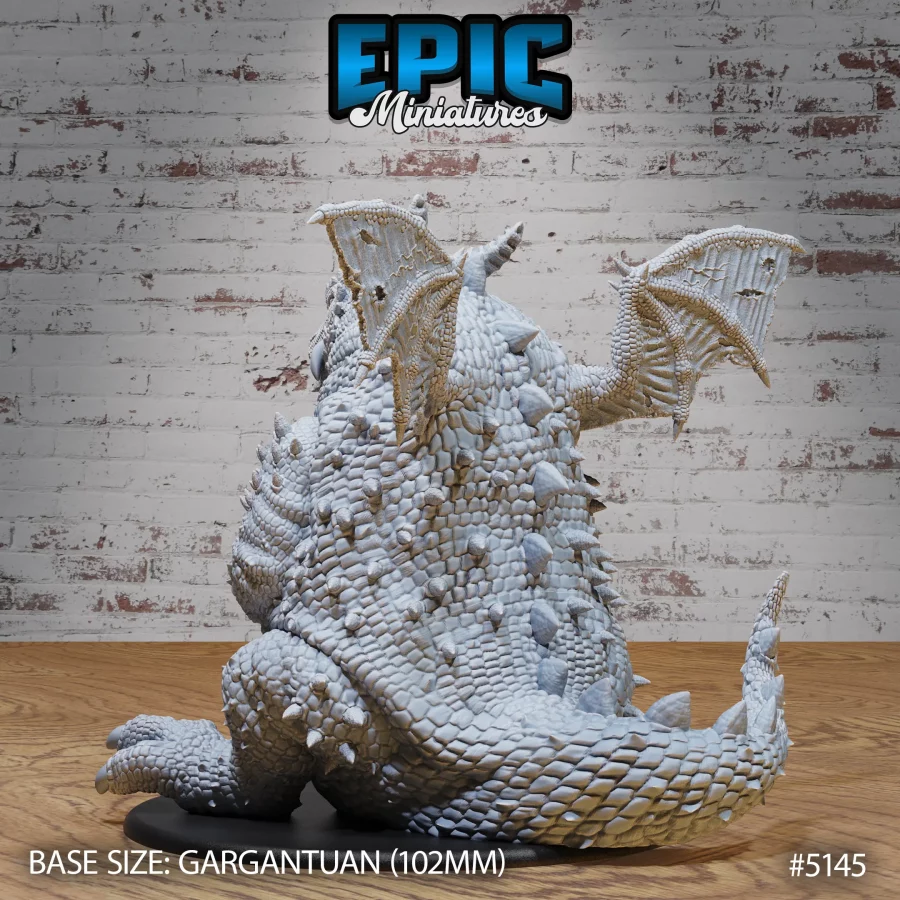 Fat Dragon Sitting (Gargantuan) - Image 2