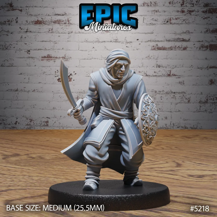 Oriental Army Swordsman (Medium)