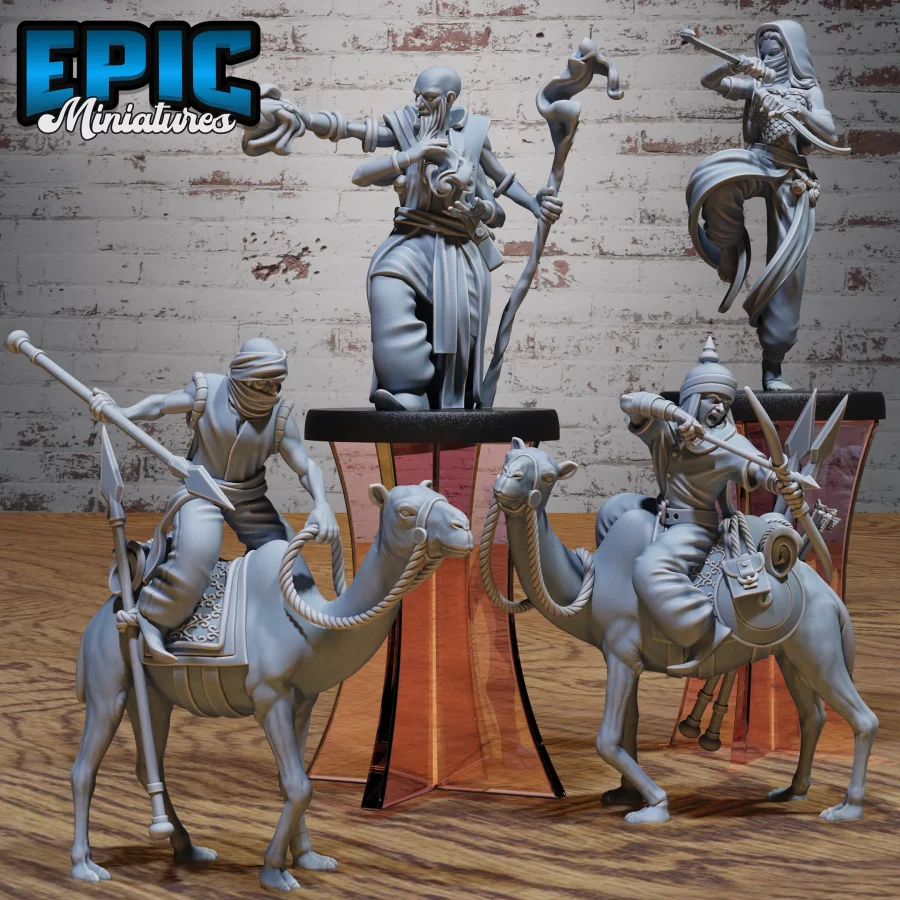 Oriental Army Mage / Oriental Army Bladedancer / Oriental Army Camel Archer / Oriental Army Camel Spearman Set