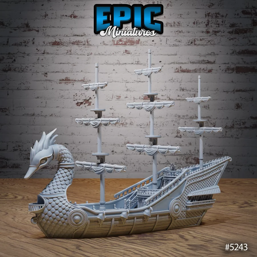 Elven Swan Ship