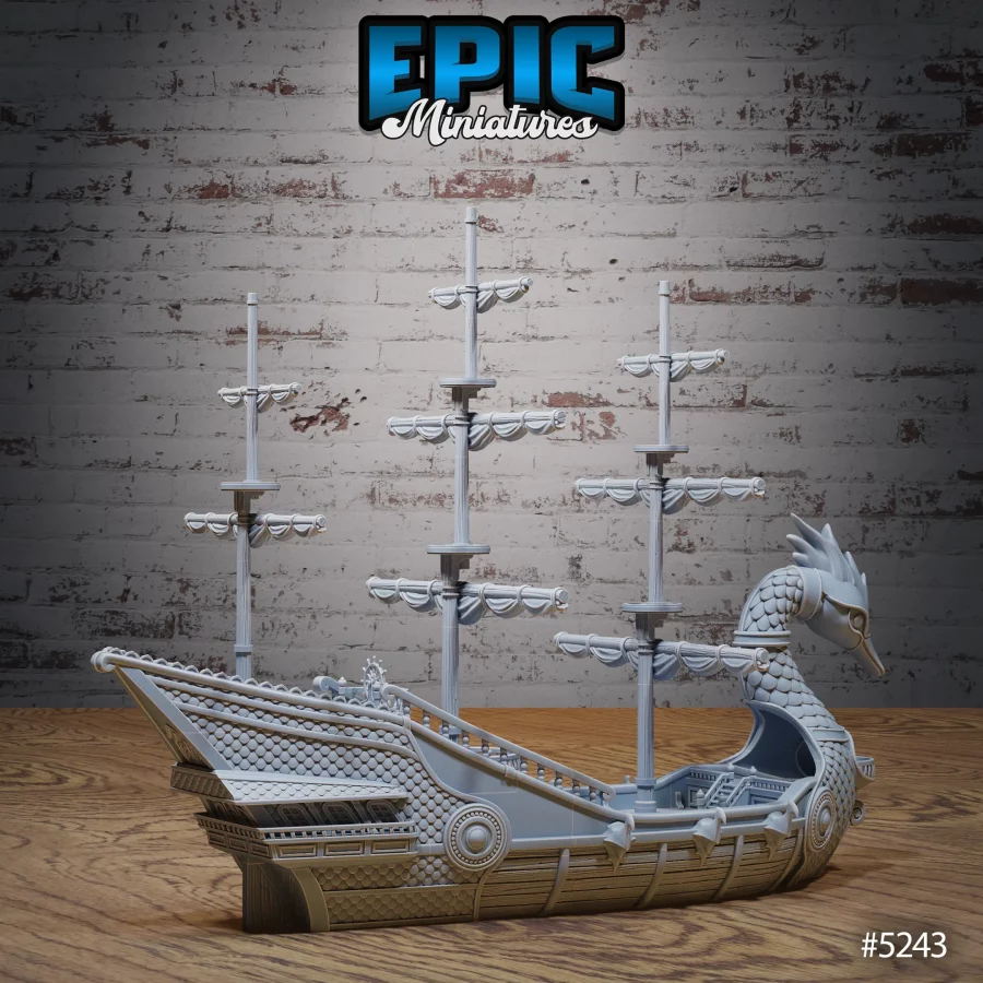 Elven Swan Ship - Image 2