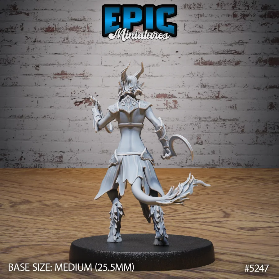 Satyr Tiefling Female Scythe (Medium) - Image 2