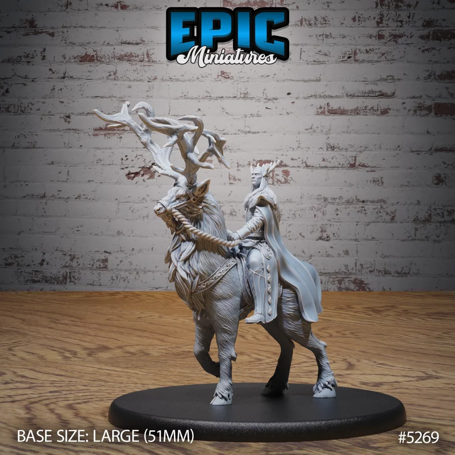 High Elf King & Deer King Mount (Large)