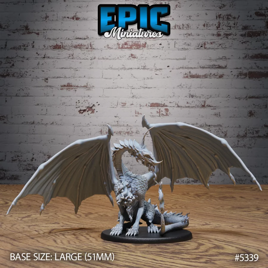 Moonstone Dragon Sitting (Large)