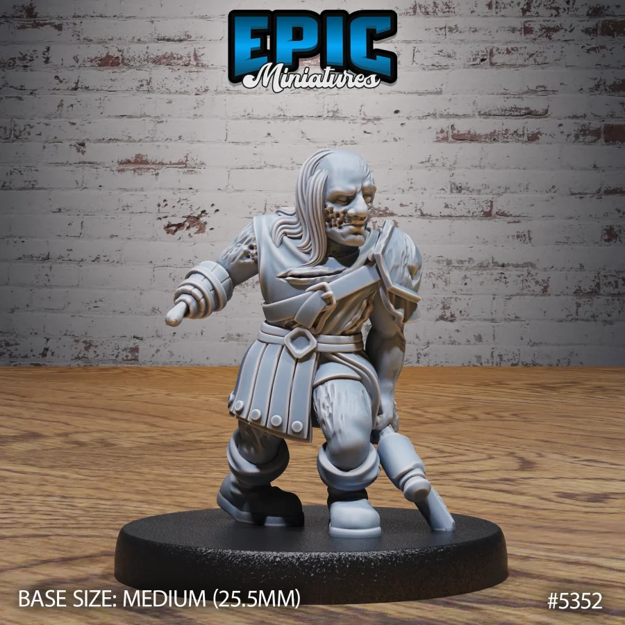 Zombie Villager Dwarf Male (Medium)