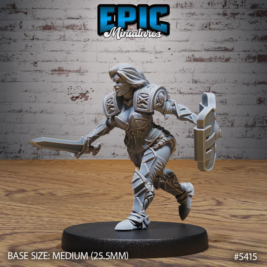 Dwarf Female Bandit Chase (Medium)