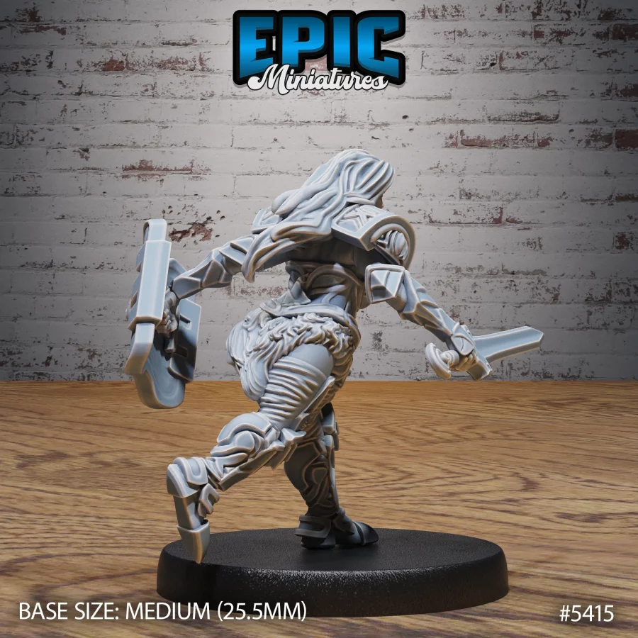 Dwarf Female Bandit Chase (Medium) - Image 2