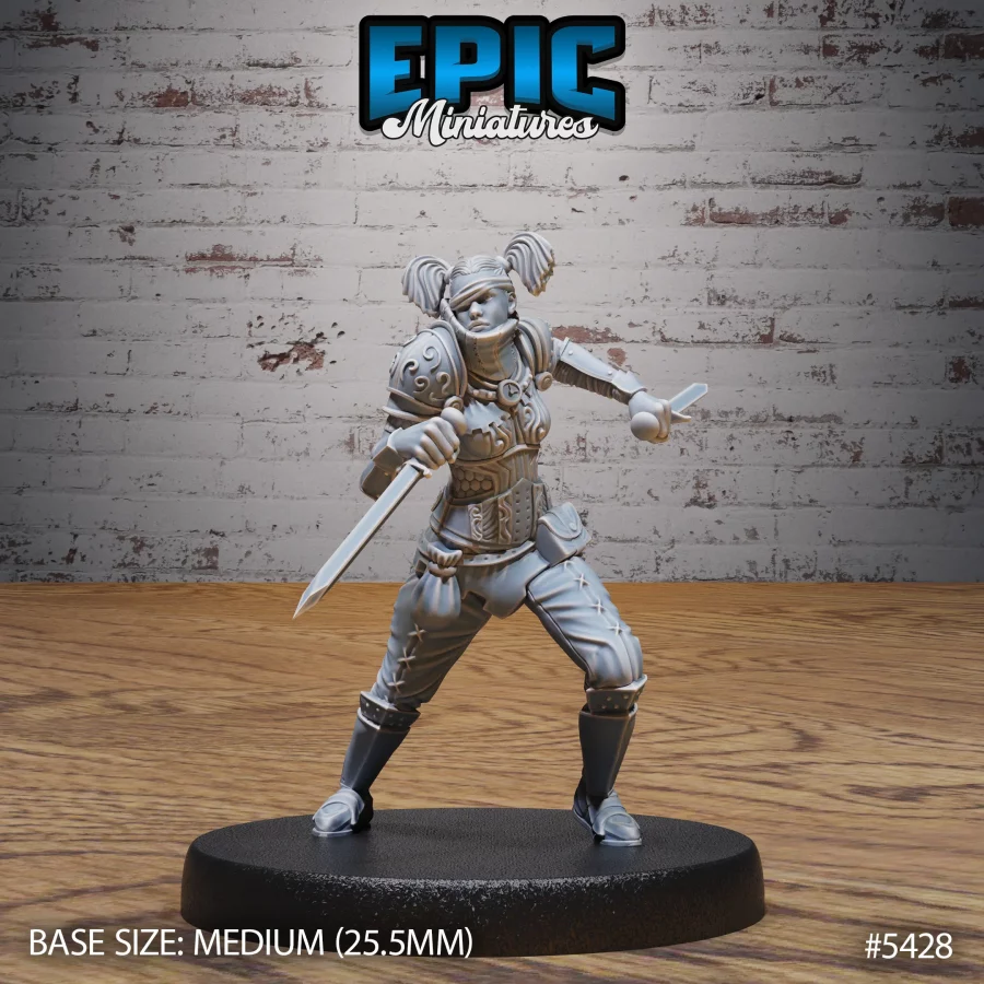 Raider Female Attack (Medium)
