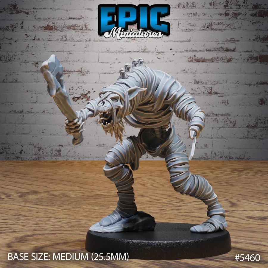 Gnoll Mummy Attack (Medium)