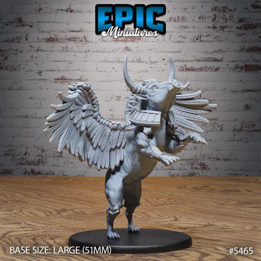 Winged Red Bull Beast Set - Image 4
