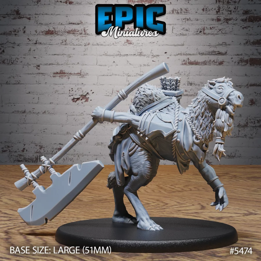 Camel Folk Warrior Axe (Large)