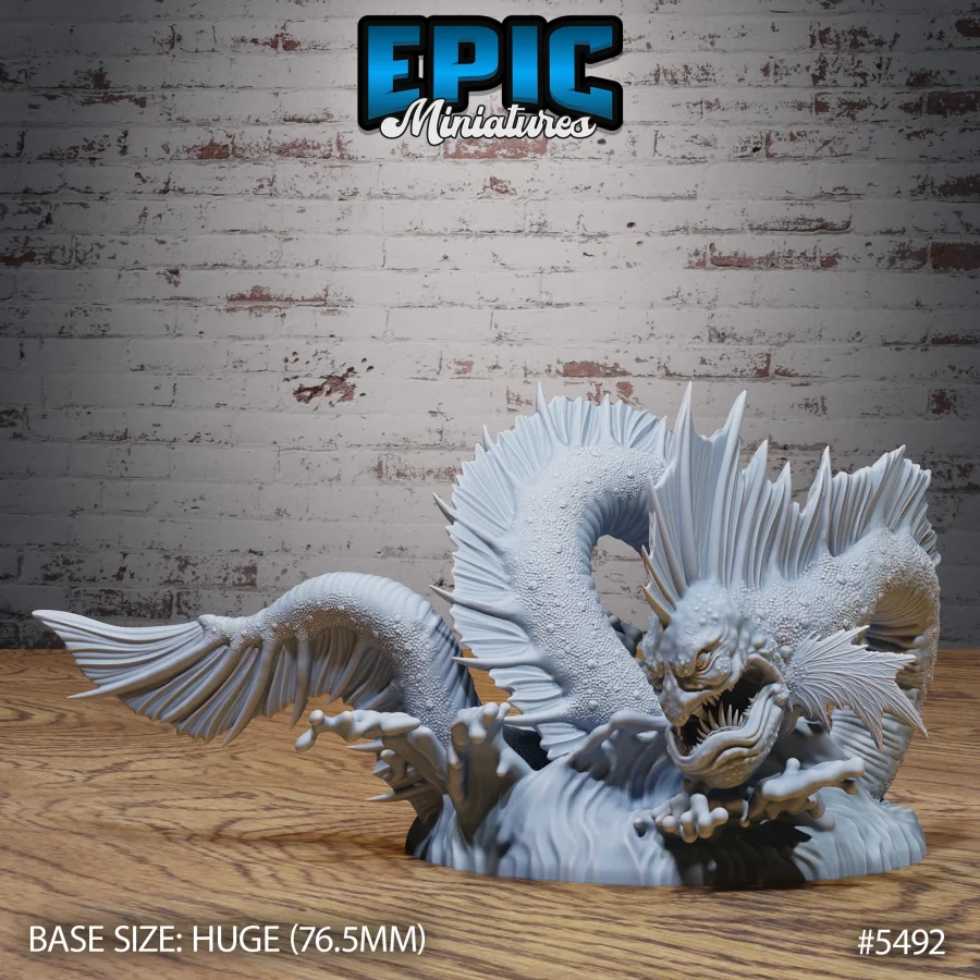 Sea Serpent Monster Attack (Huge)