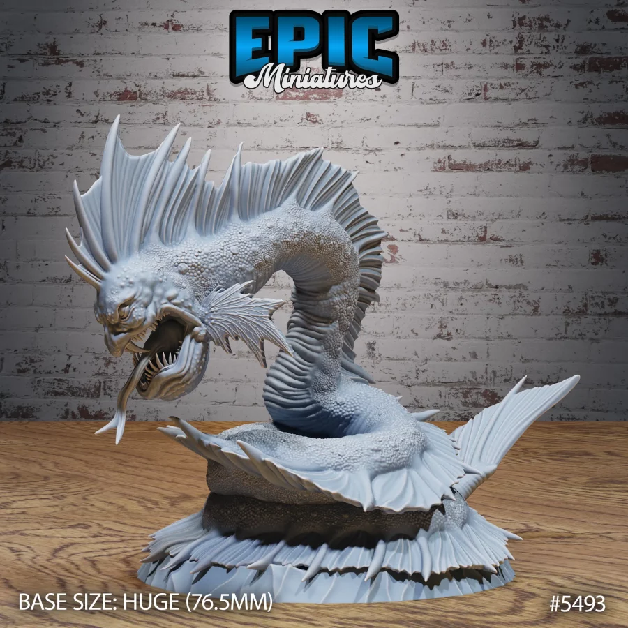 Sea Serpent Monster Swirl (Huge)