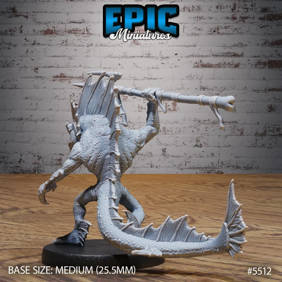 Fishfolk Warrior Throwing (Medium) - Image 2
