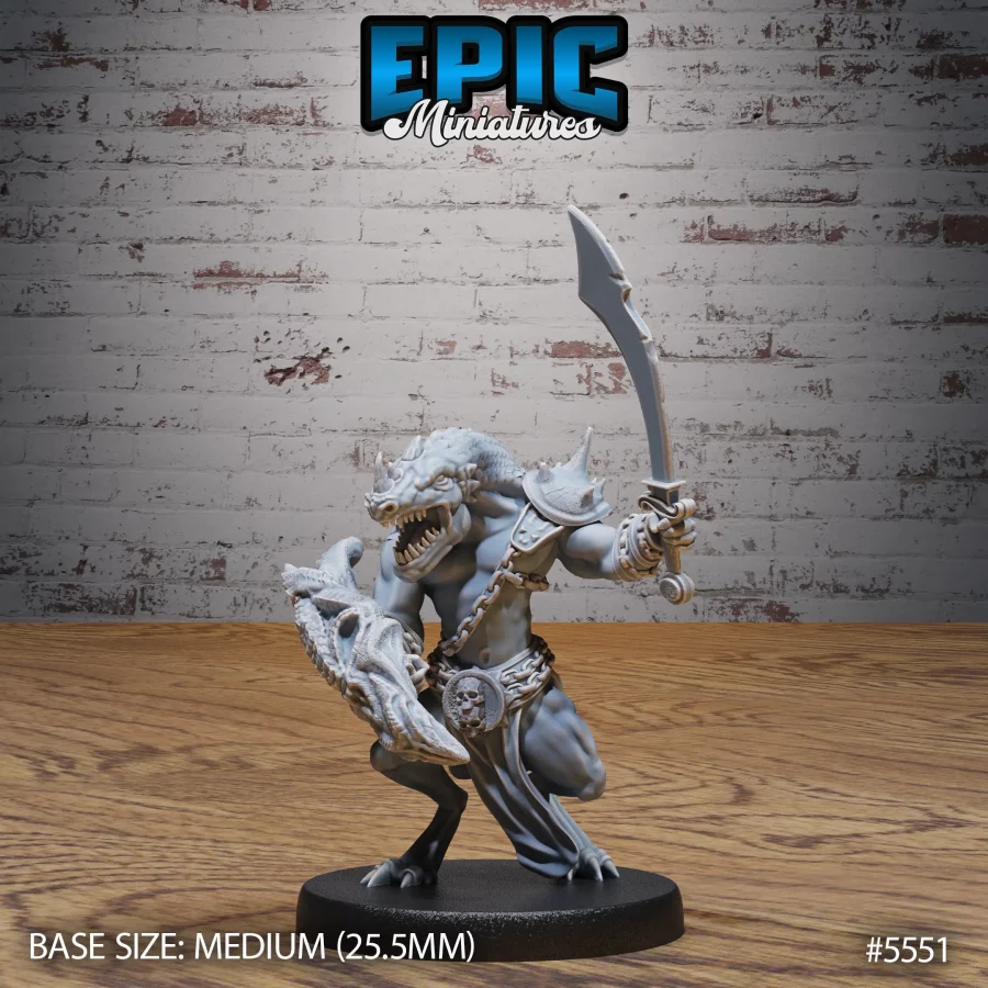 Blue Dragonspawn Attack (Medium)