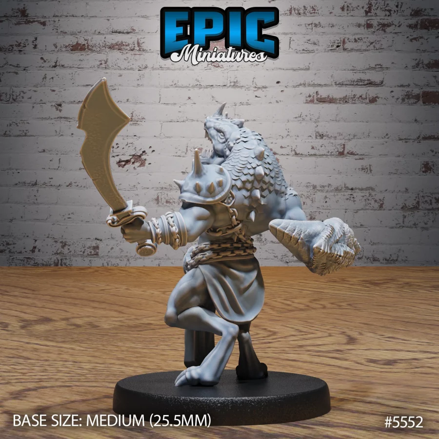 Blue Dragonspawn Roar (Medium) - Image 2