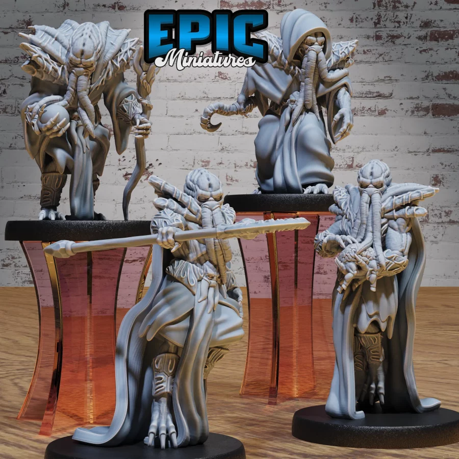 Mind Eater Crew Brain Tamer / Mind Eater Crew Rogue / Mind Eater Crew Seer / Mind Eater Crew Mage Set