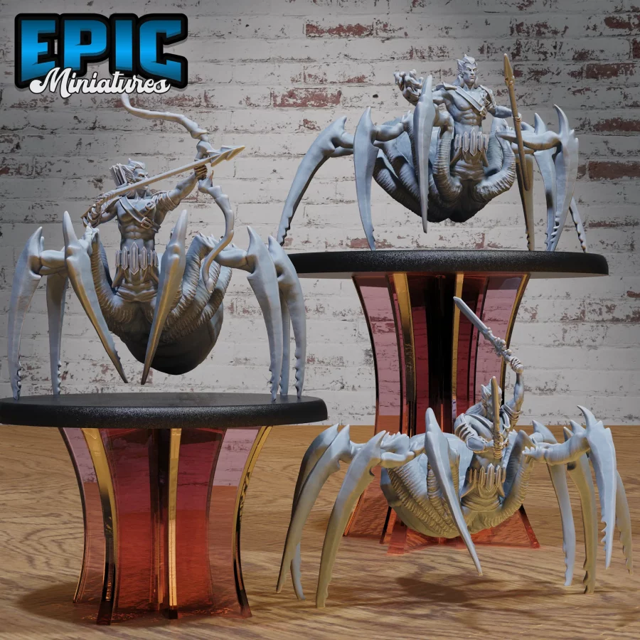 Dark Elf Spider Archer / Dark Elf Spider Mage / Dark Elf Spider Warrior Set