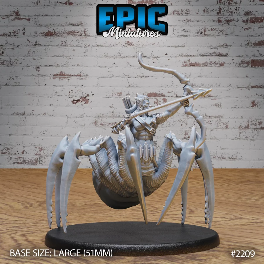 Dark Elf Spider Archer (Large)