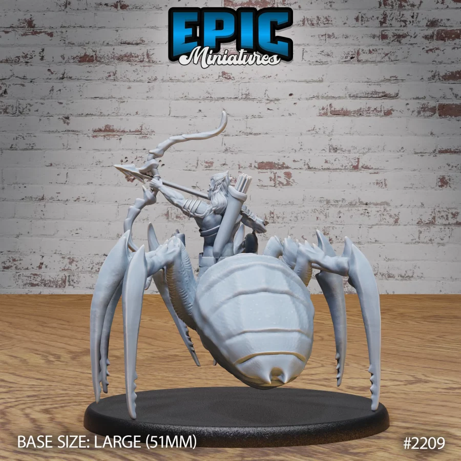 Dark Elf Spider Archer (Large) - Image 2