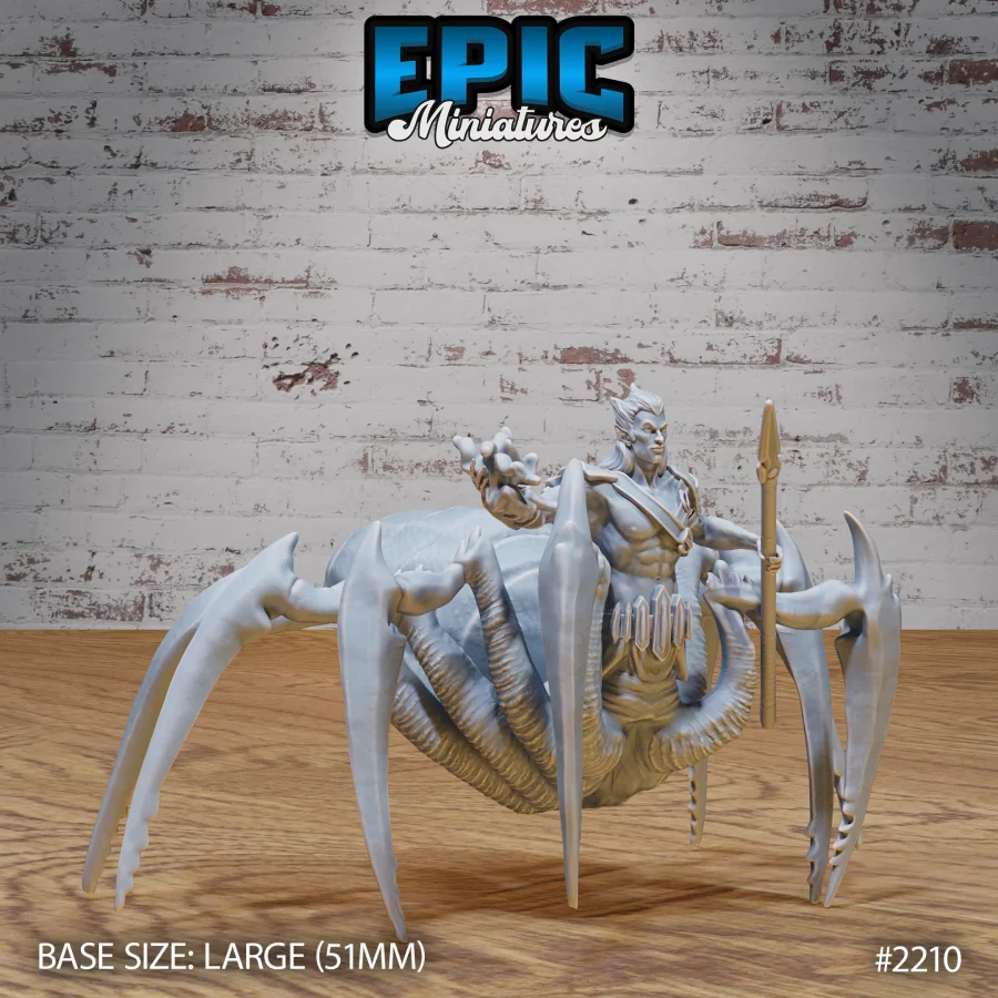 Dark Elf Spider Mage (Large)