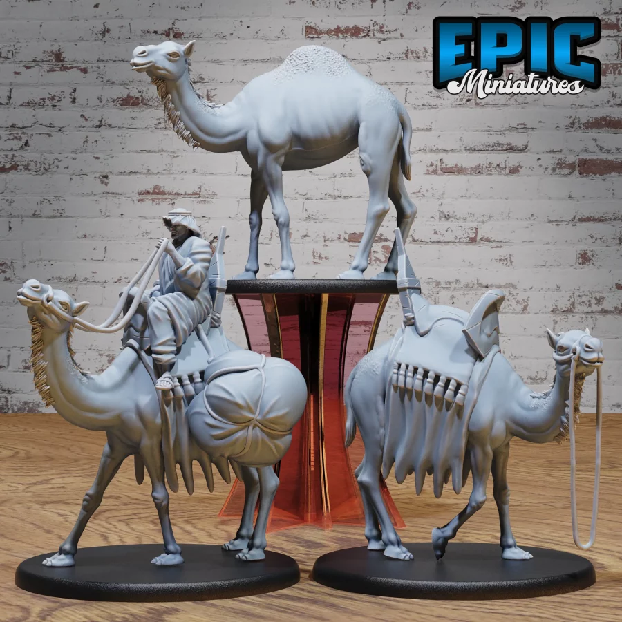 Camel Wild / Camel Mount / Camel Rider Set