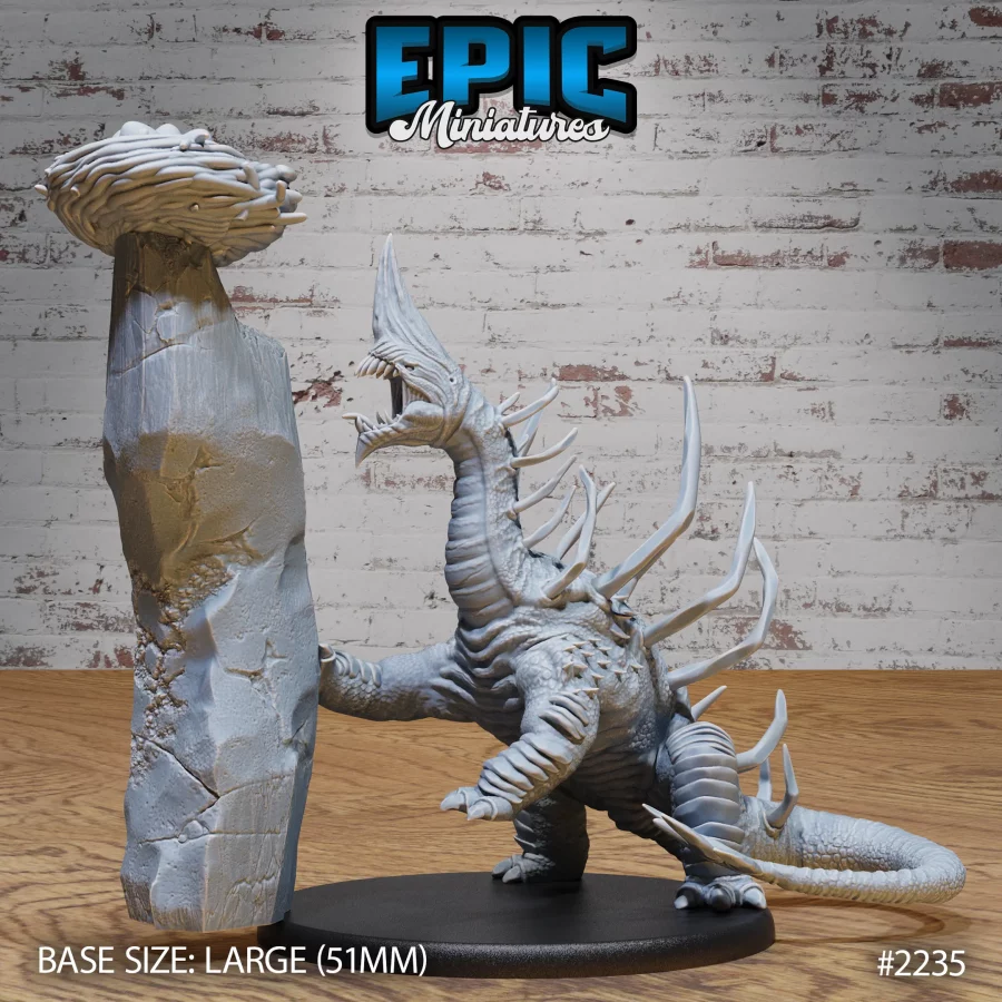 Sand Wyrm Hungry (Large)