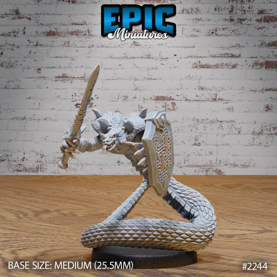 Cobra Folk Sword & Shield (Medium)