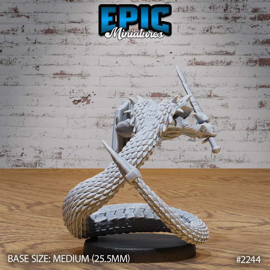 Cobra Folk Sword & Shield (Medium) - Image 2