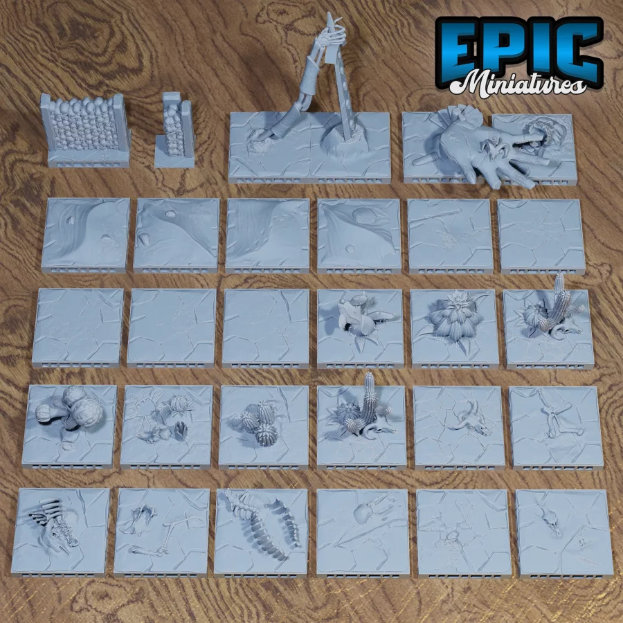 Modular Desert Tiles (OpenLOCK)
