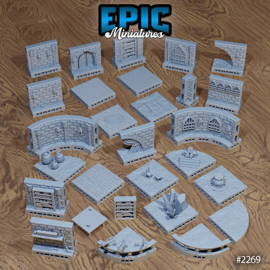 Modular Wizard Room Tiles (OpenLOCK)