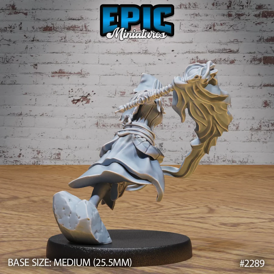 Arcane Sorceress Attacking (Medium) - Image 2