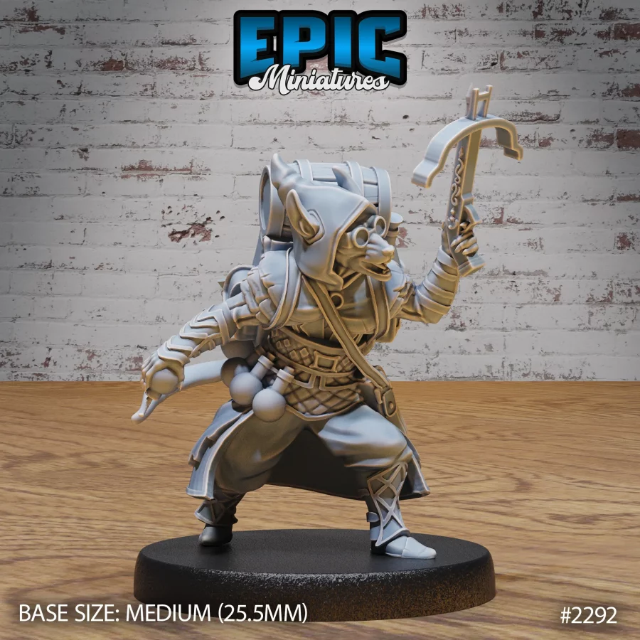 Rat Folk Alchemist Crossbow & Bomb (Medium)