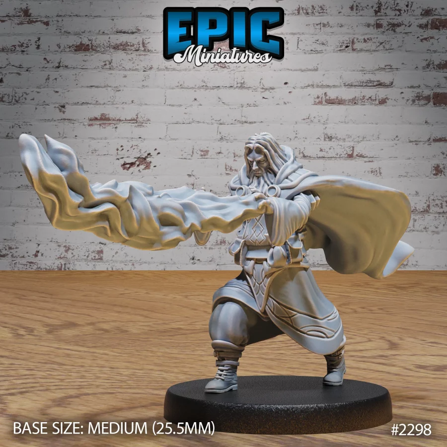 Wizard Adventurer Fire Magic (Medium)