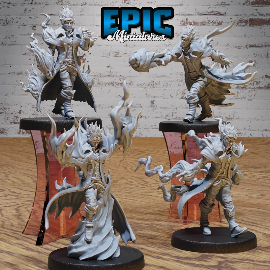 Fire Genasi Adventurer Set