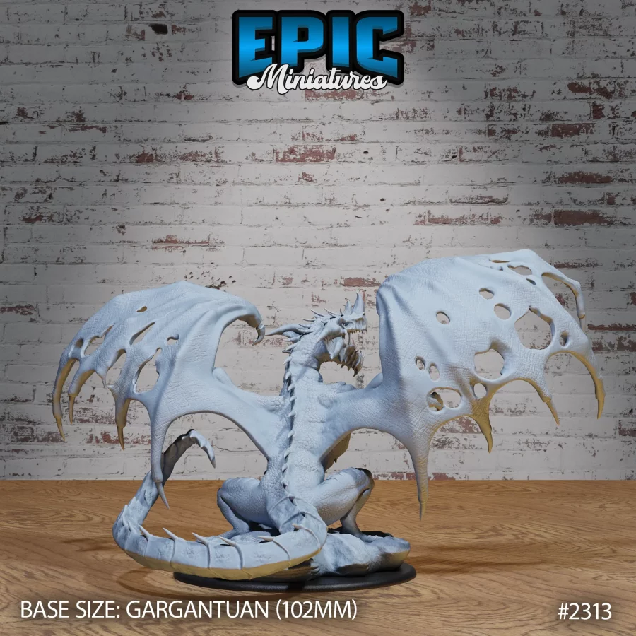 Ancient Blue Zombie Dragon (Gargantuan) - Image 2
