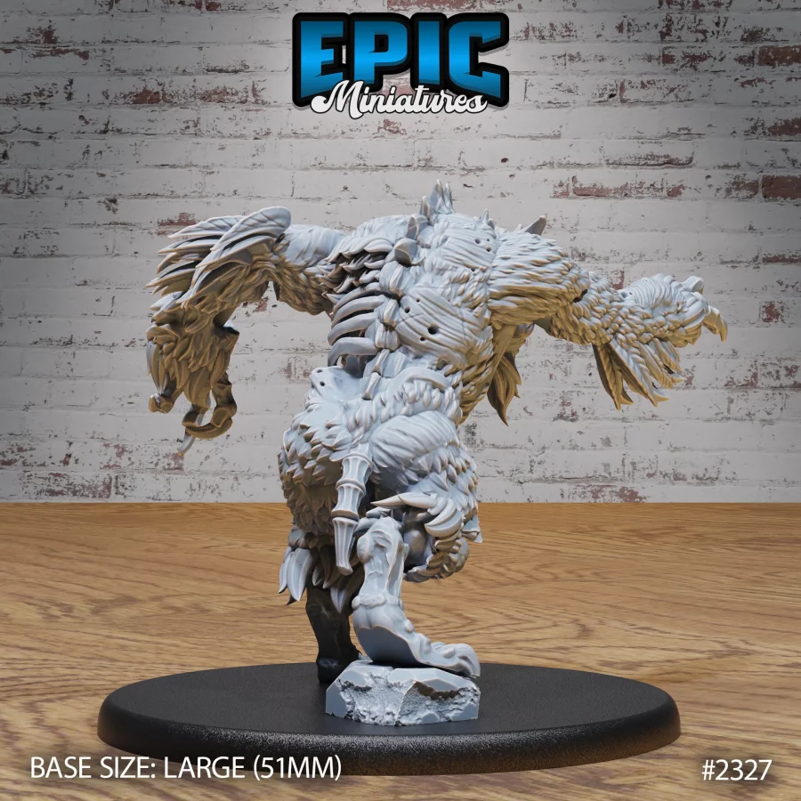 Zombie Owlbear Attacking (Large) - Image 2