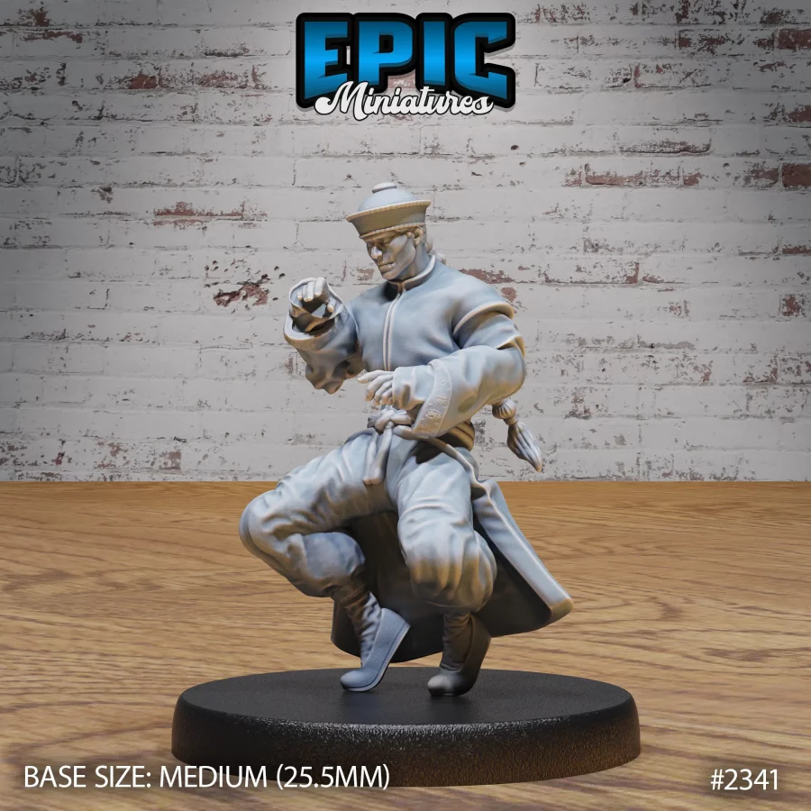 Zombie Kung Fu Monk (Medium)