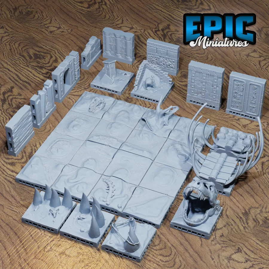 Modular Bone Dry Desert Tiles (OpenLOCK)