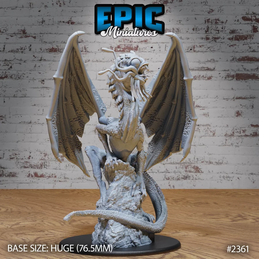 Jabberwock Dragon Climbing (Huge)