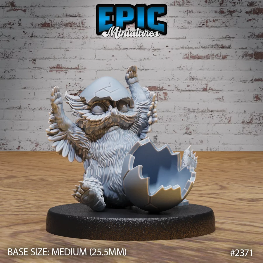 Owlbear Baby Playing (Medium)