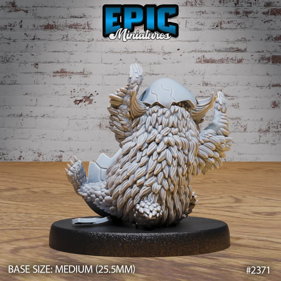Owlbear Baby Playing (Medium) - Image 2