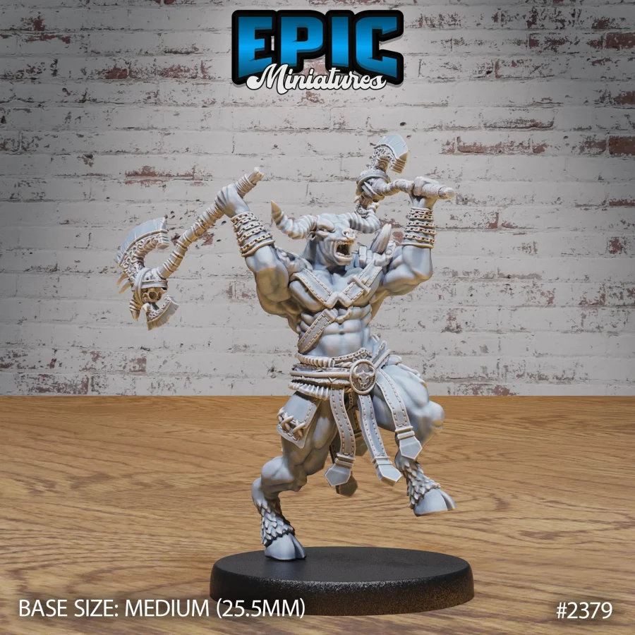 Minotaur Adventurer Axe / Minotaur Adventurer Dagger / Minotaur Adventurer Mace Set - Image 2
