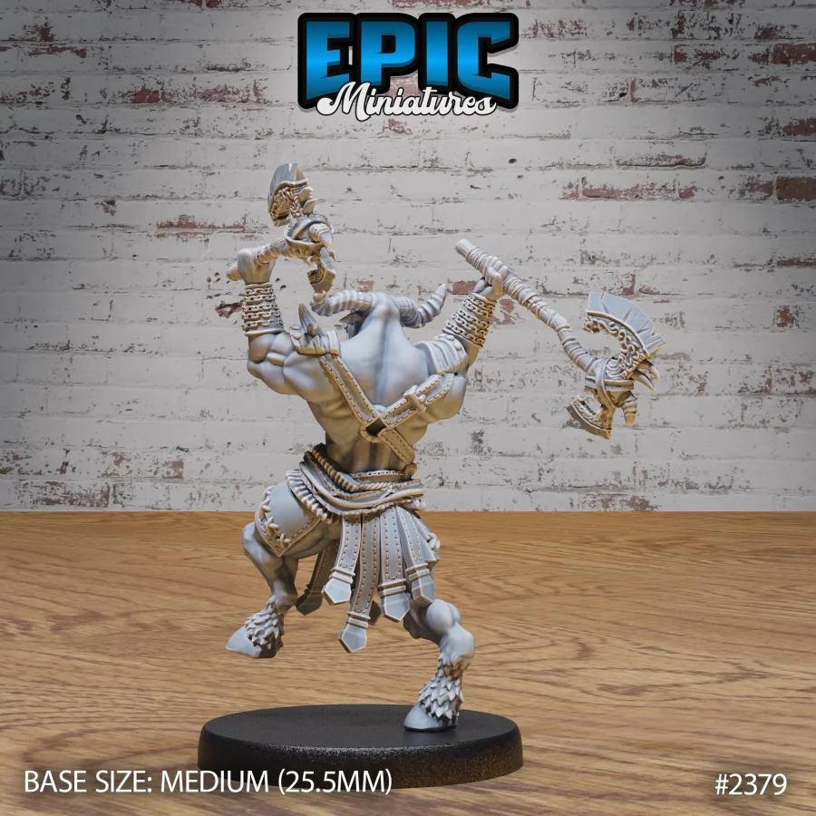 Minotaur Adventurer Axe / Minotaur Adventurer Dagger / Minotaur Adventurer Mace Set - Image 3
