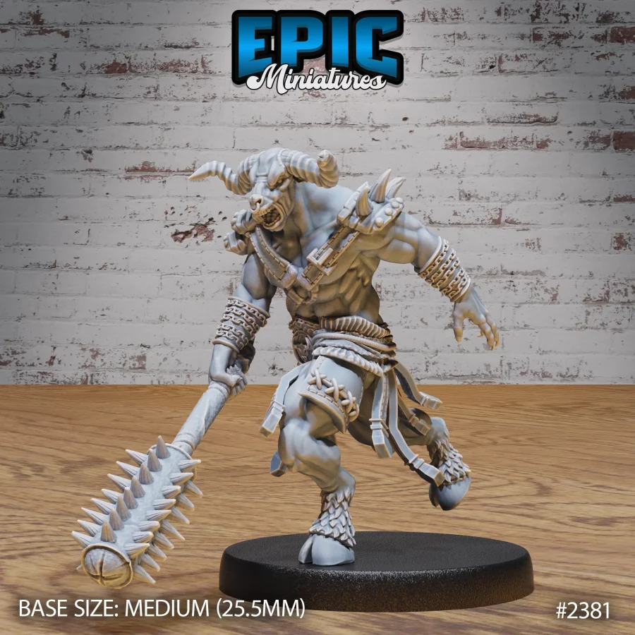 Minotaur Adventurer Mace (Medium)