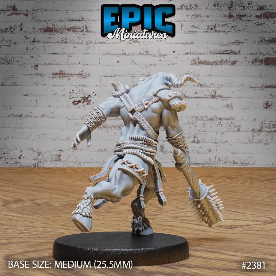 Minotaur Adventurer Axe / Minotaur Adventurer Dagger / Minotaur Adventurer Mace Set - Image 7