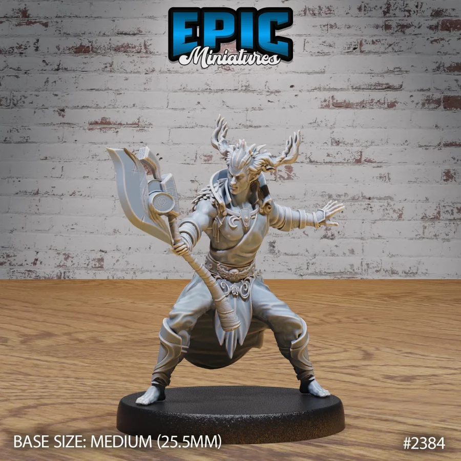 Archdruid Fighting (Medium)