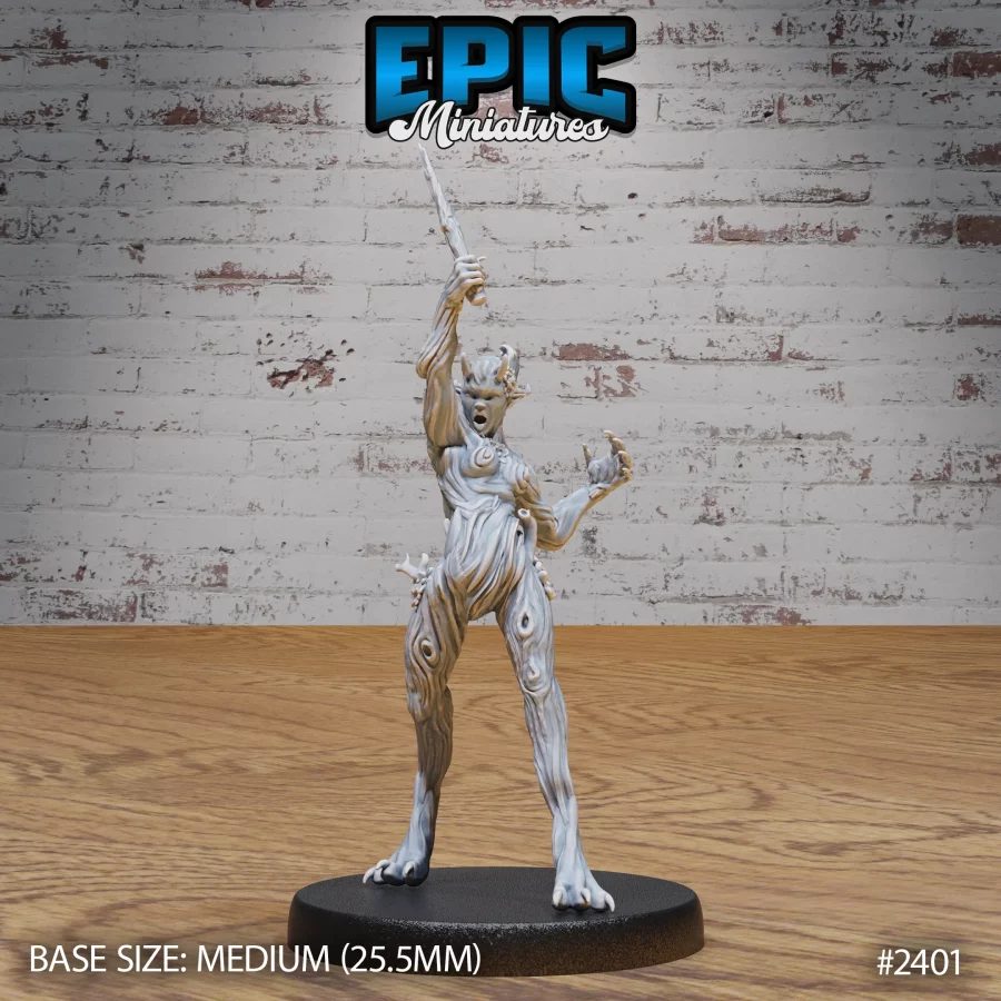 Wood Dryad Attacking (Medium)