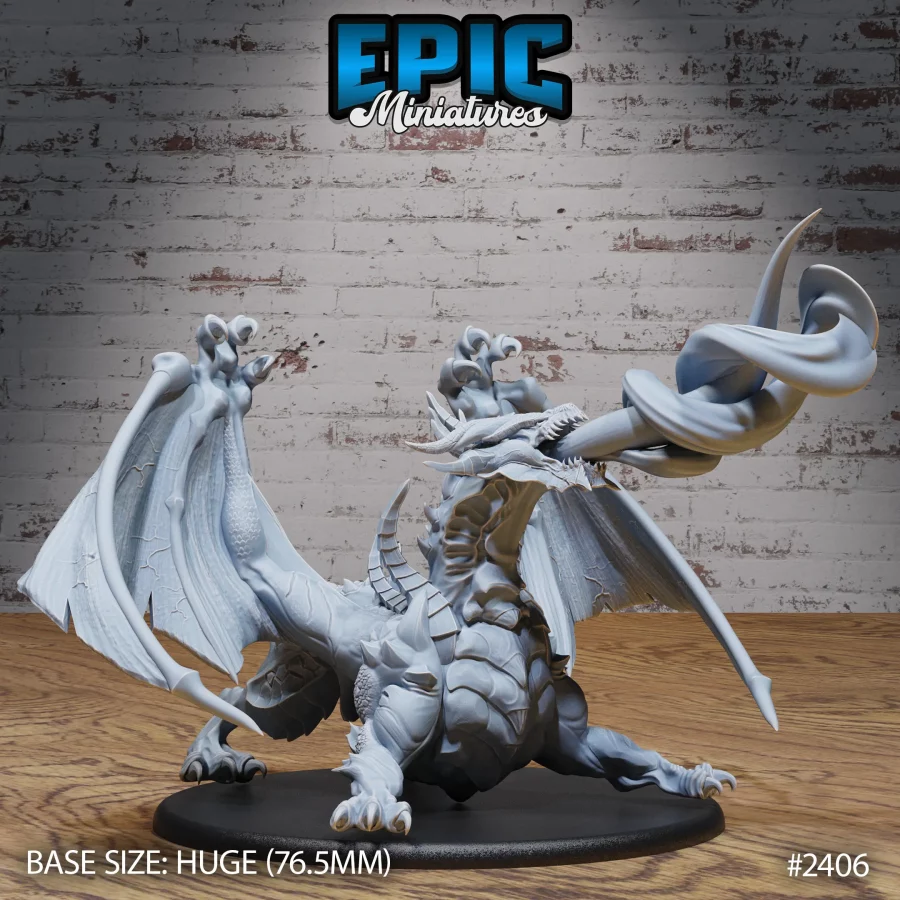 Gray Dragon Breath Attack (Huge)