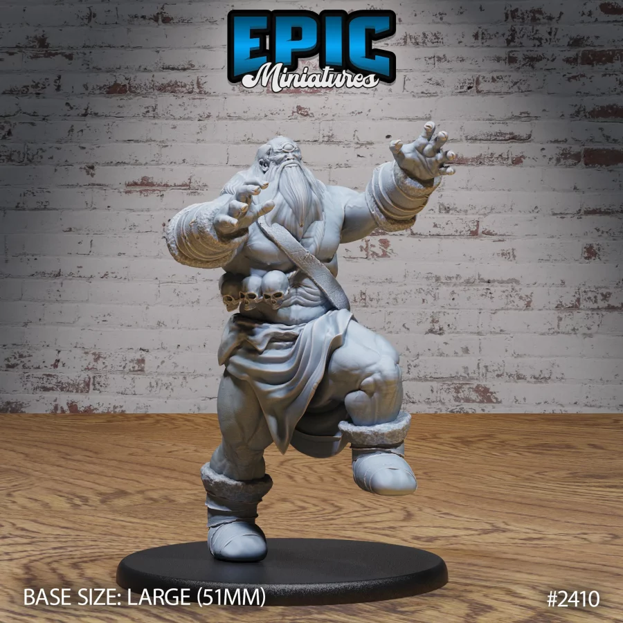 Snow Cyclops Attacking (Large)